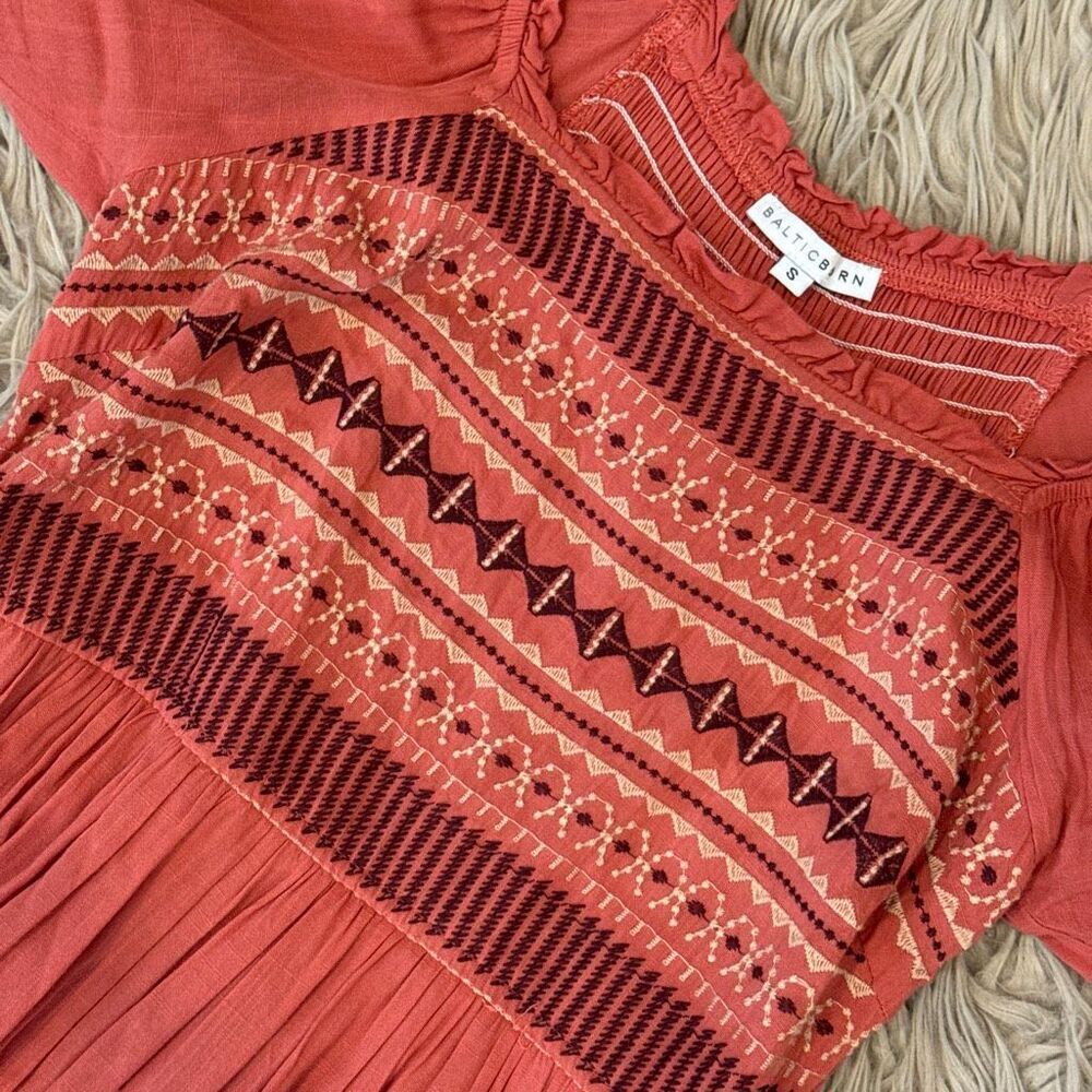 Baltic Born Smocked Top Maxi Dress size Small - Picture 3 of 5